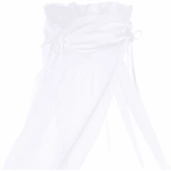 Babybay Himmelstoff Weiß/weiß 200 X 135 Cm
