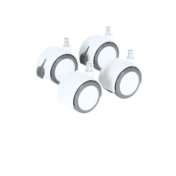 Babybay Parkettrollensatz Weiß 1 Babybay Parkettrollensatz Weiß