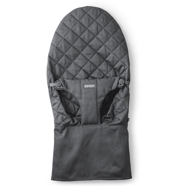BabyBjörn BABYBJÖRN Stoffsitz Für Babywippe Bliss Cotton Anthrazitgrau 1 BabyBjörn BABYBJÖRN Stoffsitz Für Babywippe Bliss Cotton Anthrazitgrau