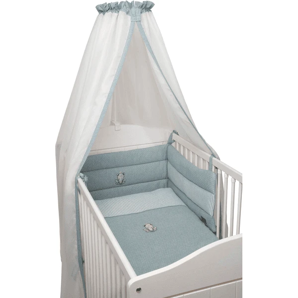 Be Be 's Collection Musselin Bett Set 3tlg. Froschkönig Grün 1 Be Be 's Collection Musselin Bett Set 3tlg. Froschkönig Grün