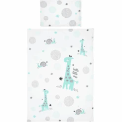 Bebe-jou® Design Bettwäsche Hello Little One Mint 100x135cm