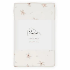 Cam Cam Copenhagen Cam Cam® COPENHAGEN Spannbettlaken 70 X 140 Cm Windflower Creme