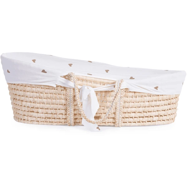 CHILDHOME Bezug Für Moseskorb Hearts 1 CHILDHOME Bezug Für Moseskorb Hearts