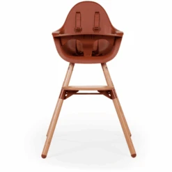 CHILDHOME Hochstuhl Evolu 2 Natur / Rost 2 In 1 + Ring