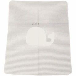 DAVID FUSSENEGGER Babydecke Wal/Streifen Filz 70 X 90 Cm