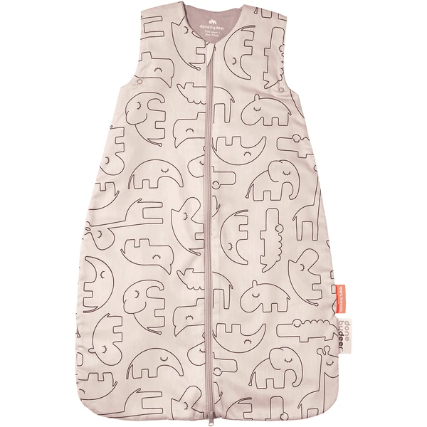 Done By Deer™ Sommer-Schlafsack Sleepy Friends Puder 1 Done By Deer™ Sommer-Schlafsack Sleepy Friends Puder