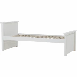 Hoppekids Maja Deluxe Sofabett 90 X 200 Cm Lattenrost Weiß 1 Hohes Und 1 Mittleres Bettende