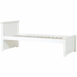 Hoppekids Maja Deluxe Sofabett 90 X 200 Cm Rollrost Weiß 1 Hohes Und 1 Niedriges Bettende