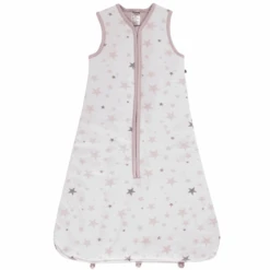 JACKY Sterne Schlafsack Unwattiert ärmellos Rosa