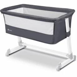 Lionelo Beistellbett Theo Dark Grey