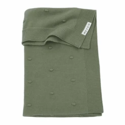 MEYCO Babydecke Klein Mini Knots Forest Green 75 X 100 Cm
