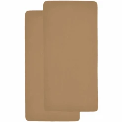 Meyco Jersey Spannbettlaken 2er Pack 60 X 120 Toffee