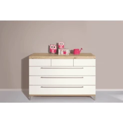 PAIDI Kommode Remo Breit 3 Schubladen Kreideweiß