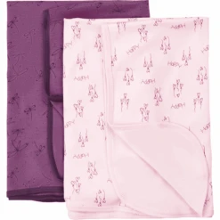 Pippi Babydecke 2er Pack Deep Purple