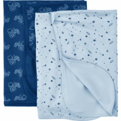 Pippi Babydecke 2er Pack Estate Blue