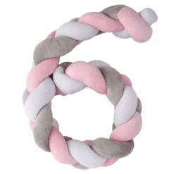 Plastimyr Ziergeflecht Twist 200cm In Grau/rosa/weiß