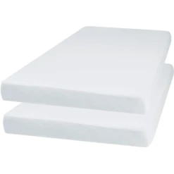 Playshoes Jersey Spannbettlaken 2er-Pack Weiß