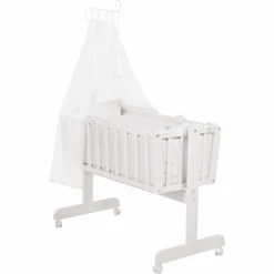 Roba Komplettwiegenset Weiß Fox & Bunny