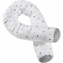 Schardt Baby-Nestchenrolle Sternchen Grau