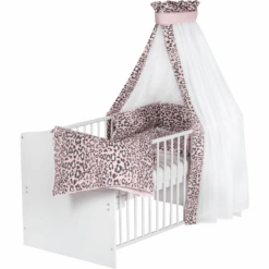 Schardt Komplettbett Classic White Leo Pink 70 X 140 Cm