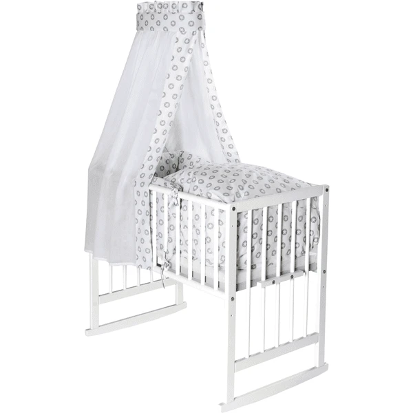 Schardt Multifunktionswiege 5 In 1 Weiß Circle Star Grau 1 Schardt Multifunktionswiege 5 In 1 Weiß Circle Star Grau