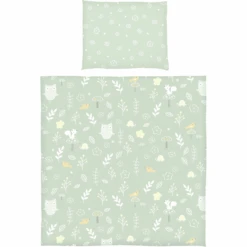 SONNE Bettwäsche Grün 80 X 80 Cm