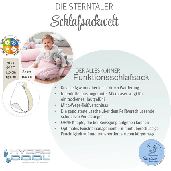 Sterntaler Funktionsschlafsack Emmi Girl 2 Sterntaler Funktionsschlafsack Emmi Girl – Bild 2