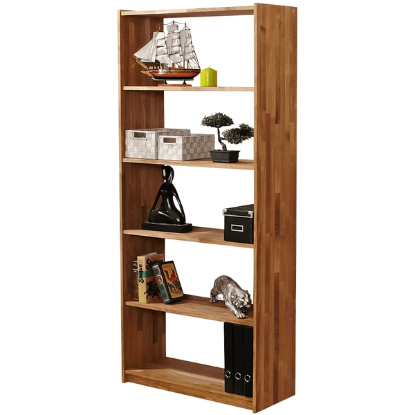 TiCAA Standregal Eiche Massiv Natur 179 Cm 1 TiCAA Standregal Eiche Massiv Natur 179 Cm