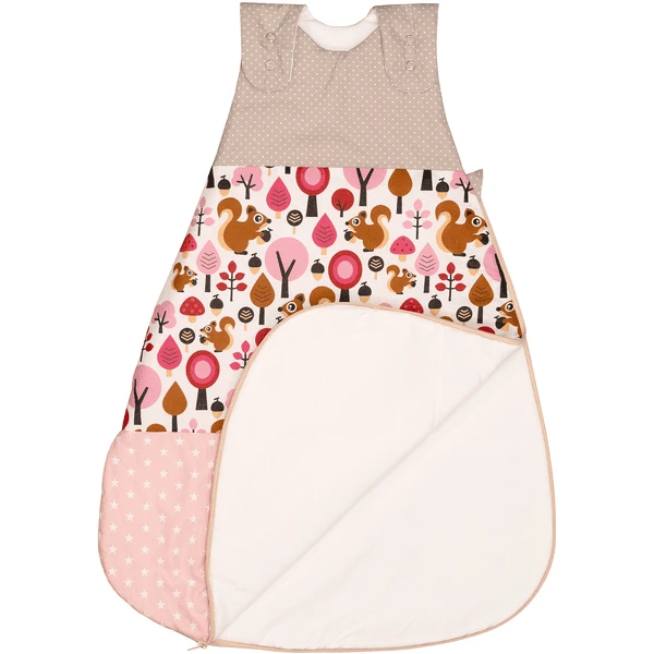 ULLENBOOM® Schlafsack Sand Eichhörnchen 2 ULLENBOOM® Schlafsack Sand Eichhörnchen – Bild 2